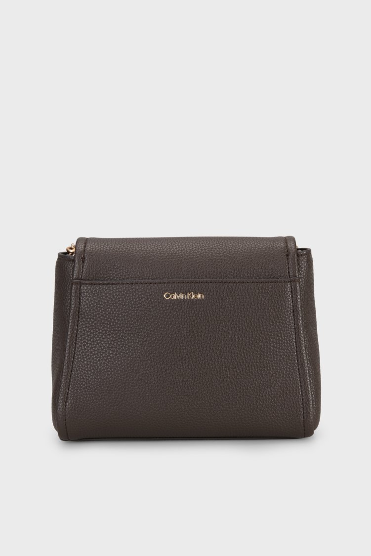 Calvin Klein Logolu Çıkarılabilir Askılı LV04F3511GBAL Kadın Çanta LV04F3511G BAL Kahve - Calvin Klein (1)