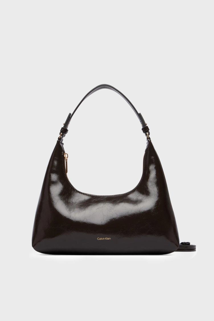 Calvin Klein Logolu Çıkarılabilir Askılı LV04F3737GBAL Kadın Çanta LV04F3737G BAL Kahve - Calvin Klein