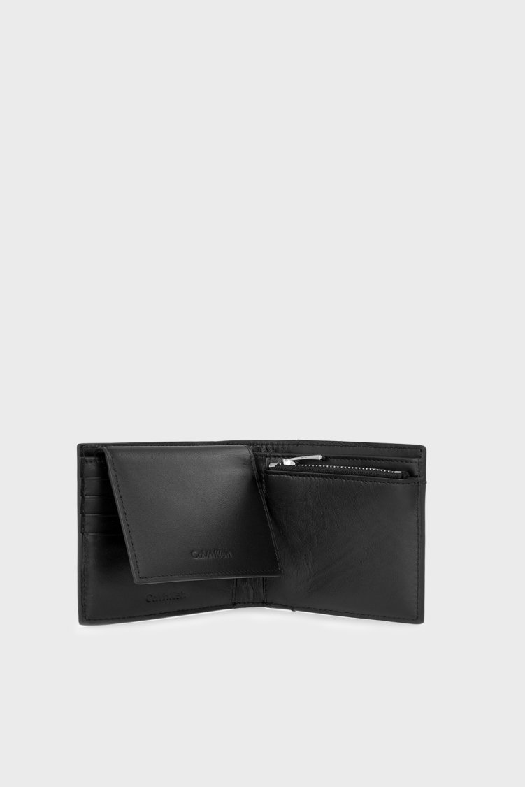 Calvin Klein Logolu Deri LV04D1164GUB1 Erkek Cüzdan LV04D1164G UB1 SİYAH - Calvin Klein (1)