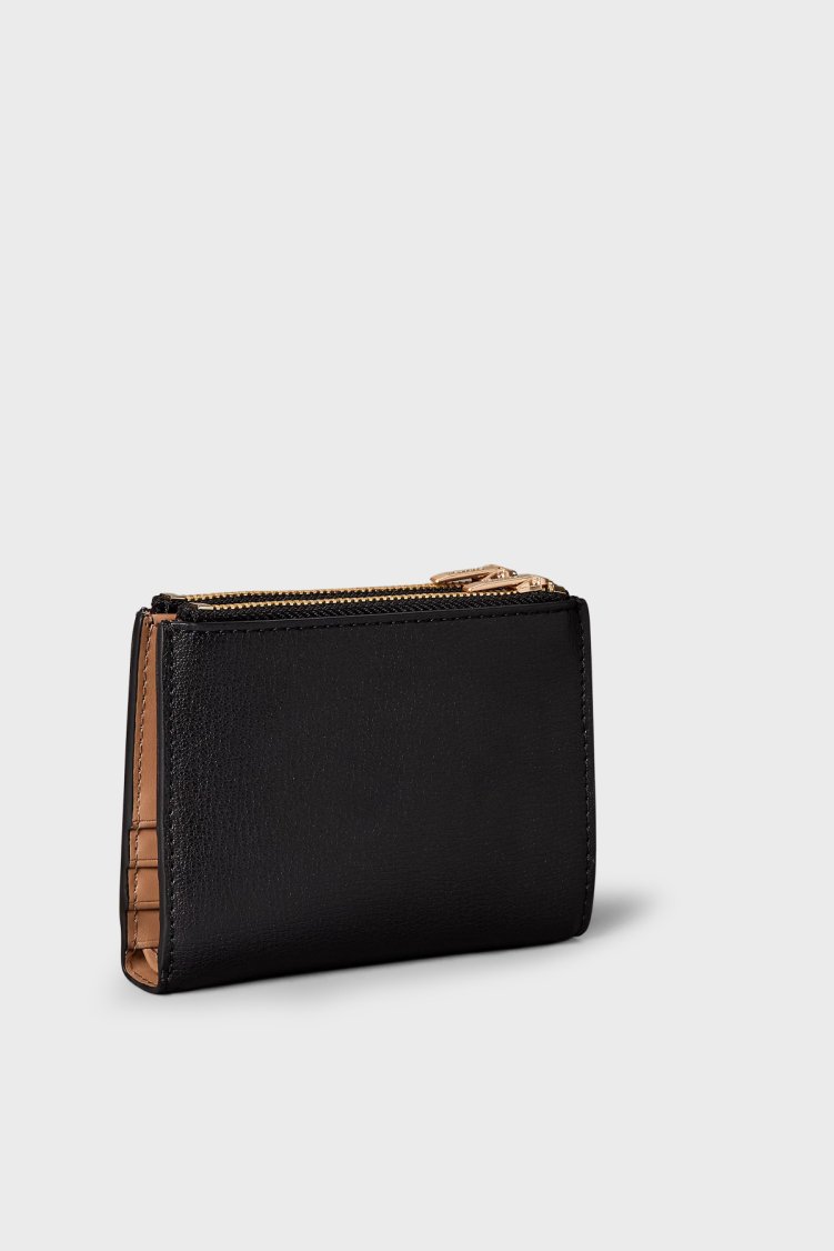 Calvin Klein Logolu Fermuarlı LV04F1135G332 Kadın Cüzdan LV04F1135G 332 SİYAH - Calvin Klein (1)