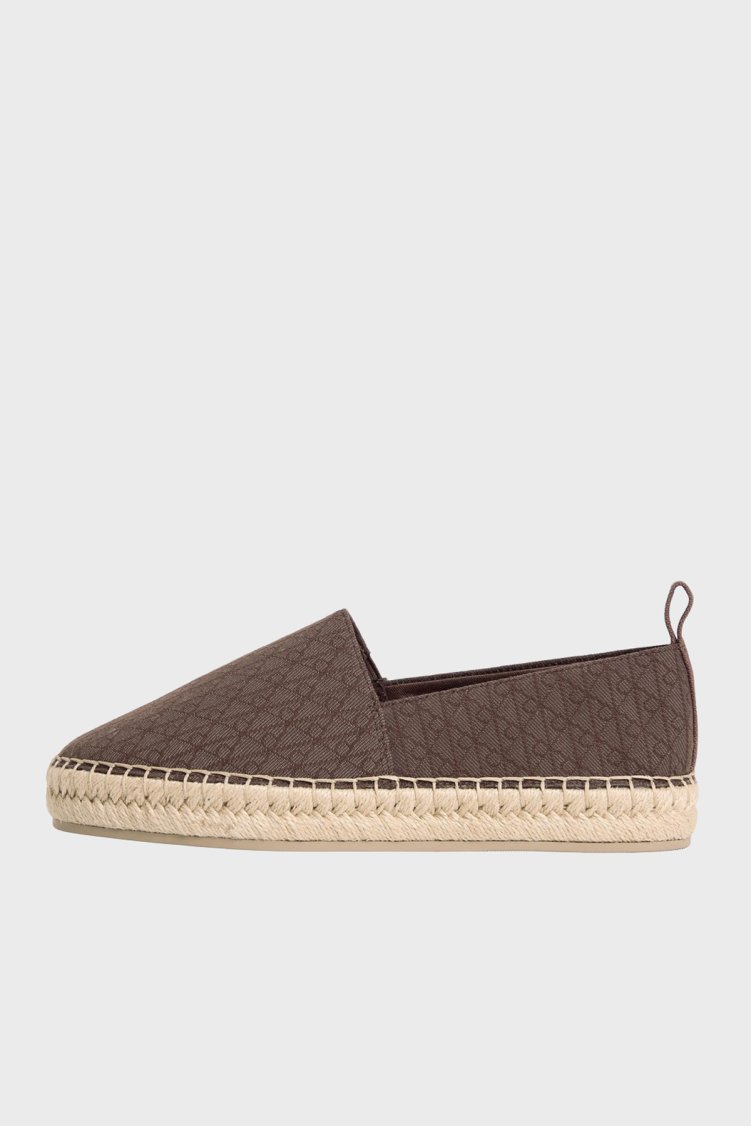 Calvin Klein Logolu HW0HW02933 Kadın Espadril HW0HW02933 HJO KAHVE - Calvin Klein (1)