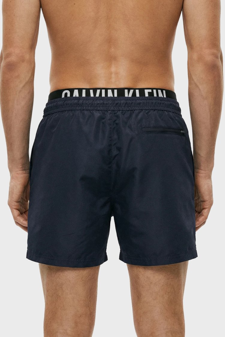 Calvin Klein Logolu LV00N610150PP Erkek Mayo Short LV00N61015 0PP LACİVERT - Calvin Klein (1)