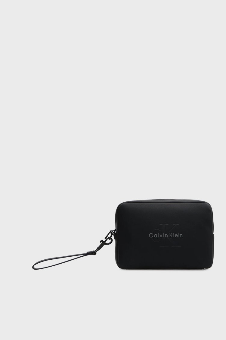 Calvin Klein Logolu LV04D1257GUB1 Erkek Cüzdan LV04D1257G UB1 SİYAH - Calvin Klein