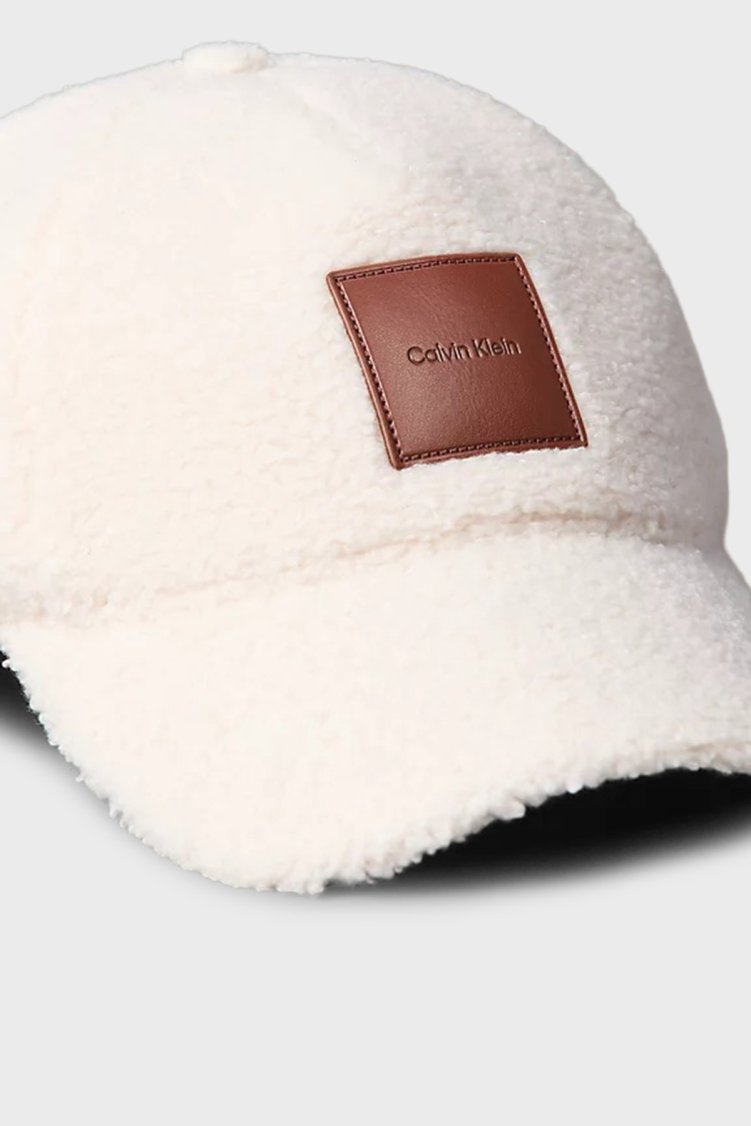 Calvin Klein Logolu LV04F5096GQYJ Kadın Şapka LV04F5096G QYJ Ekru - Calvin Klein (1)