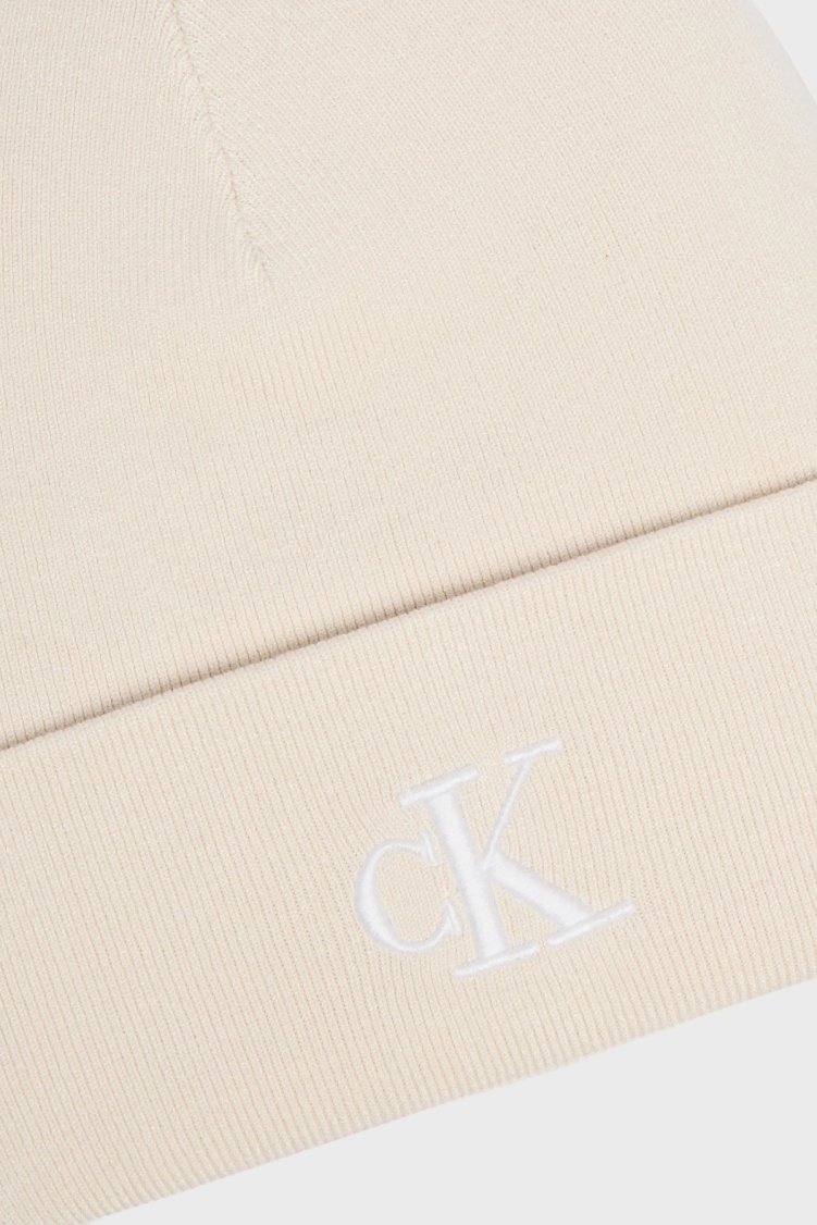 Calvin Klein Logolu LV04F8098GACG Kadın Bere LV04F8098G ACG Ekru - Calvin Klein (1)