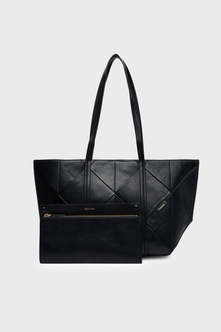 Calvin Klein Logolu Omuz Askılı LV04F3548GUB1 Kadın Çanta LV04F3548G UB1 SİYAH - Calvin Klein