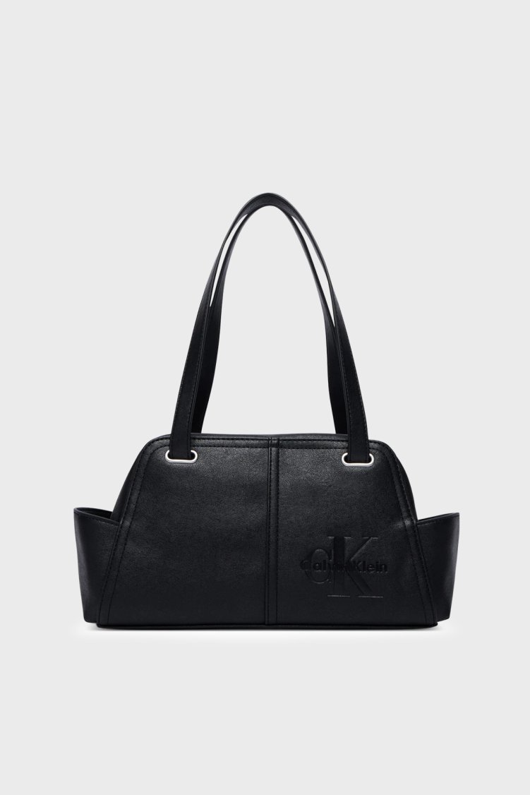 Calvin Klein Logolu Omuz Askılı LV04F3688GUB1 Kadın Çanta LV04F3688G UB1 Siyah - Calvin Klein