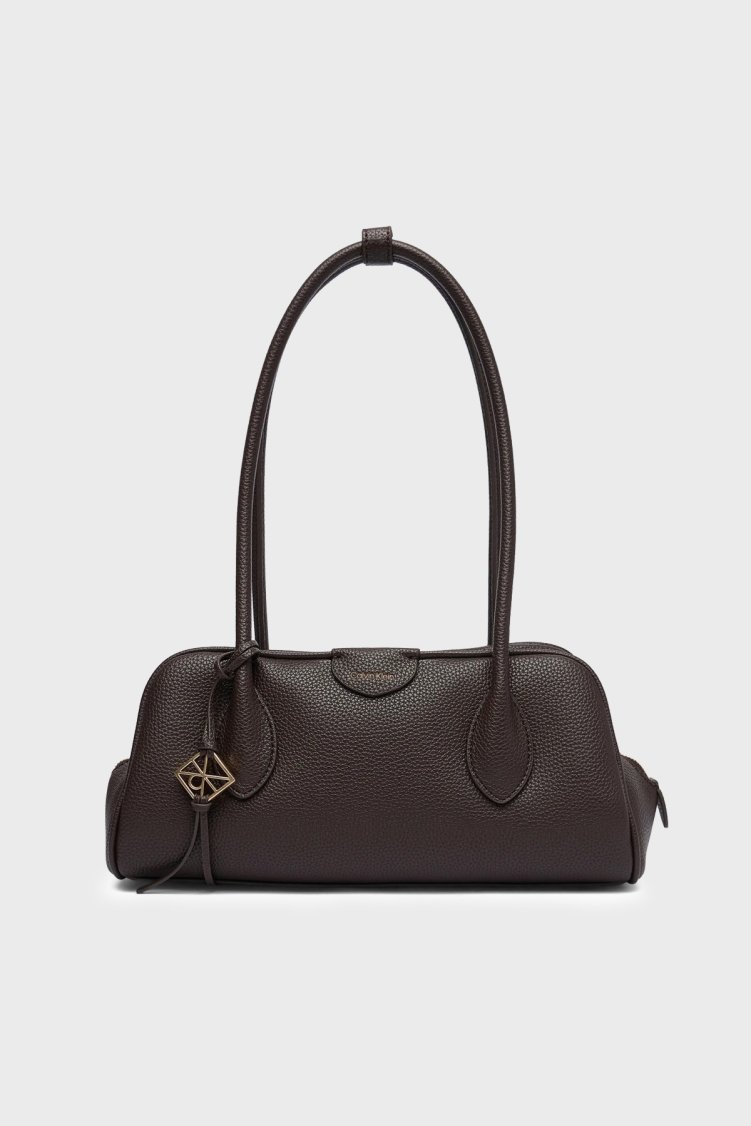 Calvin Klein Logolu Omuz Askılı LV04F3743GBAL Kadın Çanta LV04F3743G BAL Kahve - Calvin Klein