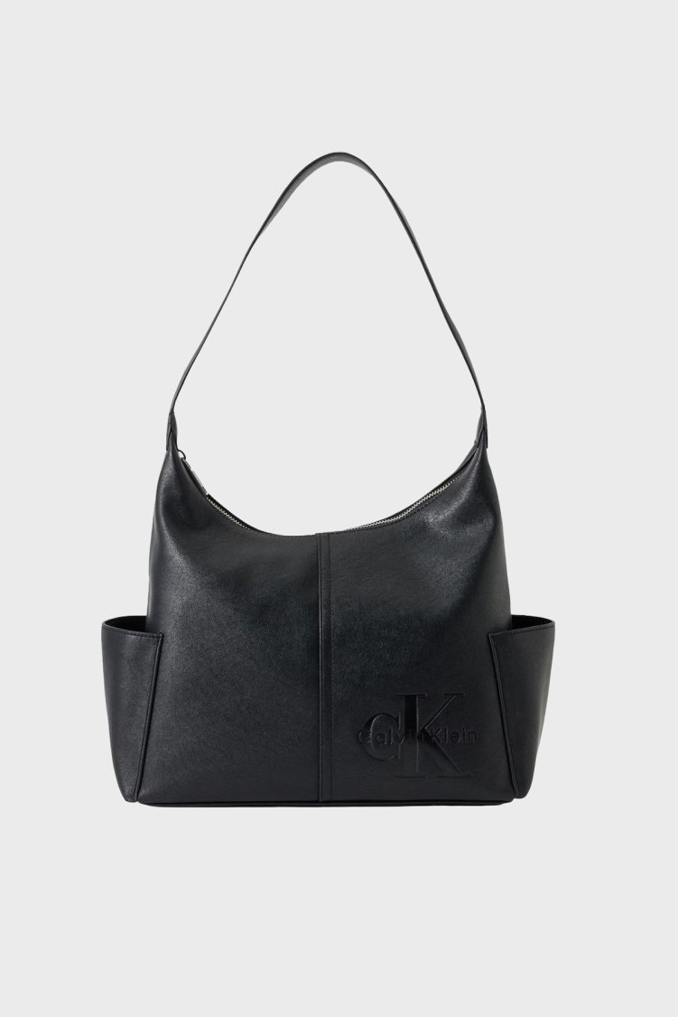 Calvin Klein Logolu Omuz Askılı LV04F3876GUB1 Kadın Çanta LV04F3876G UB1 Siyah - Calvin Klein