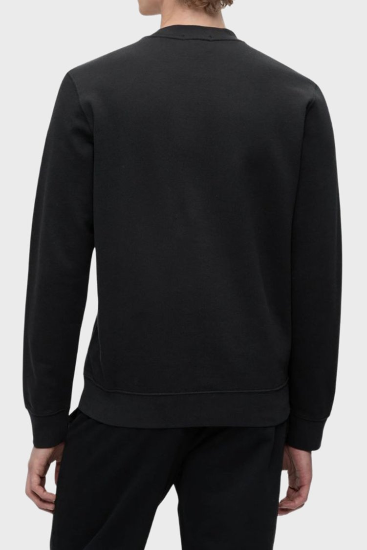 Calvin Klein Logolu Pamuklu Regular Fit Bisiklet Yaka LV04RG268GUB1 Erkek Sweat LV04RG268G UB1 Siyah - Calvin Klein (1)