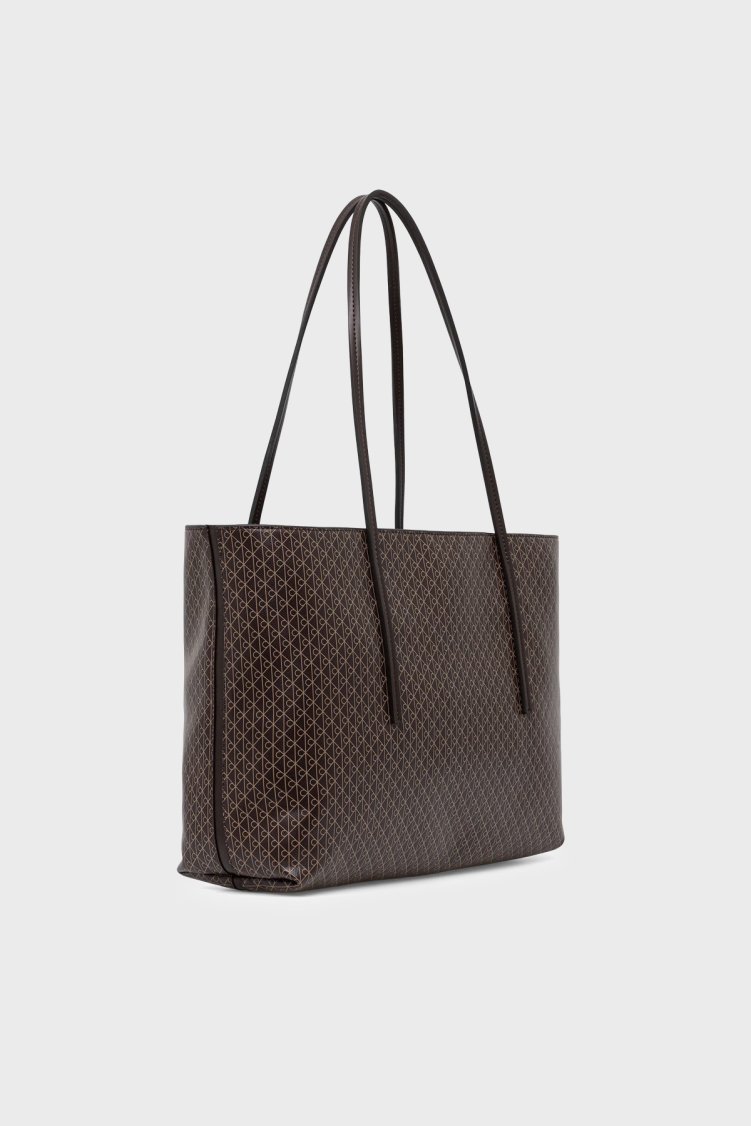 Calvin Klein Logolu Sabit Askılı LV04F3266G0TK Kadın Çanta LV04F3266G 0TK Kahve - Calvin Klein (1)