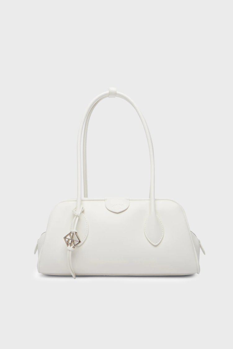 Calvin Klein Logolu Sabit Askılı LV04F3369G4LX Bayan Çanta LV04F3369G 4LX BEYAZ - Calvin Klein