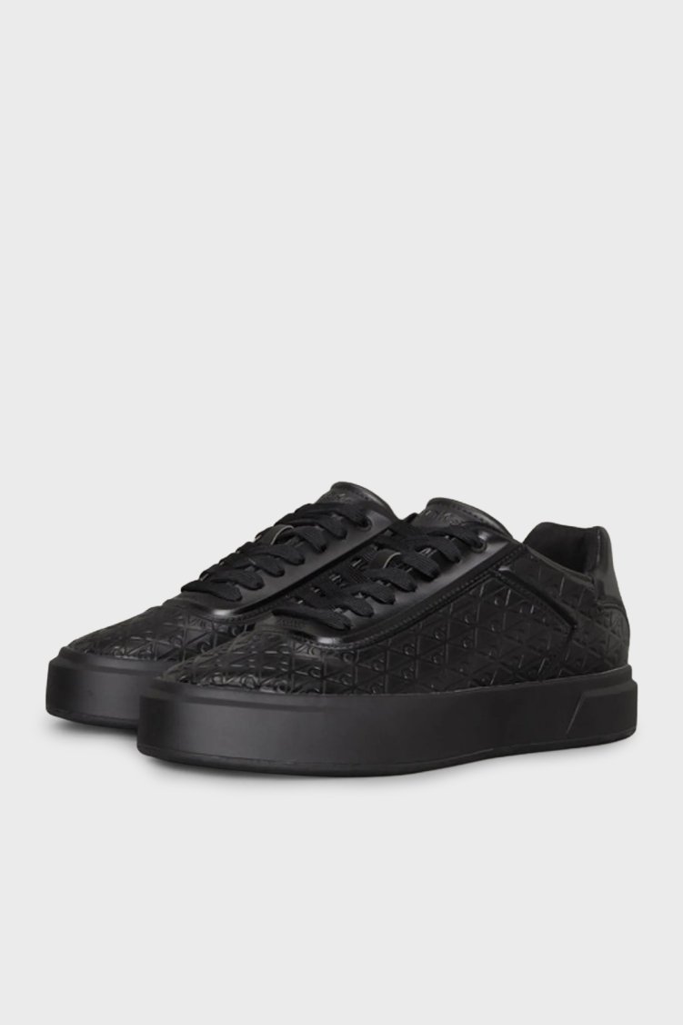 Calvin Klein Logolu Sneaker HM0HM021320GT Erkek Ayakkabı HM0HM02132 0GT SİYAH - Calvin Klein (1)