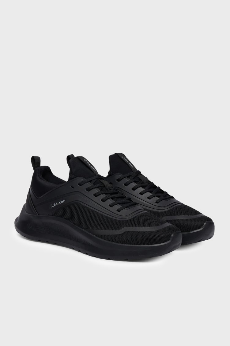 Calvin Klein Logolu Sneaker HM0HM021640GJ Erkek Ayakkabı HM0HM02164 0GJ SİYAH - Calvin Klein (1)