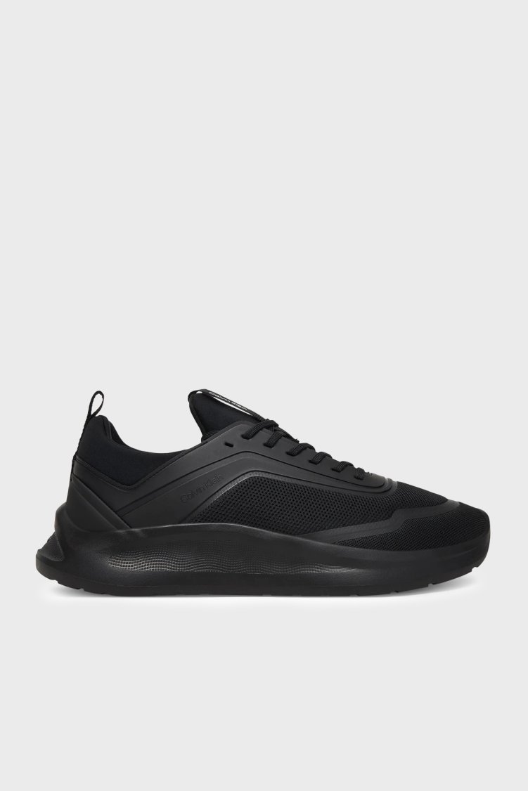Calvin Klein Logolu Sneaker HM0HM02164BEH Erkek Ayakkabı HM0HM02164 BEH SİYAH - Calvin Klein