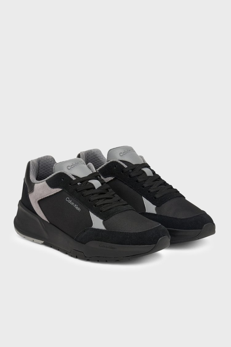 Calvin Klein Logolu Sneaker HM0HM0230800X Erkek Ayakkabı HM0HM02308 00X Siyah - Calvin Klein (1)