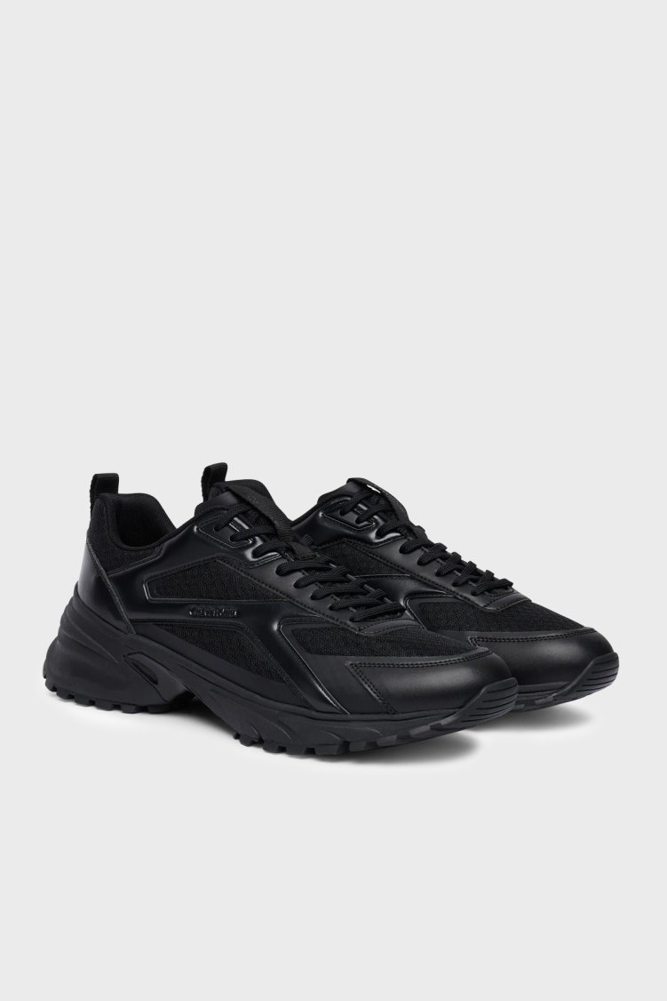 Calvin Klein Logolu Sneaker HM0HM023410GJ Erkek Ayakkabı HM0HM02341 0GJ Siyah - Calvin Klein (1)