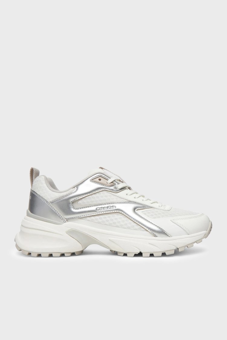 Calvin Klein Logolu Sneaker HW0HW0314005Y Kadın Ayakkabı HW0HW03140 05Y BEYAZ - Calvin Klein