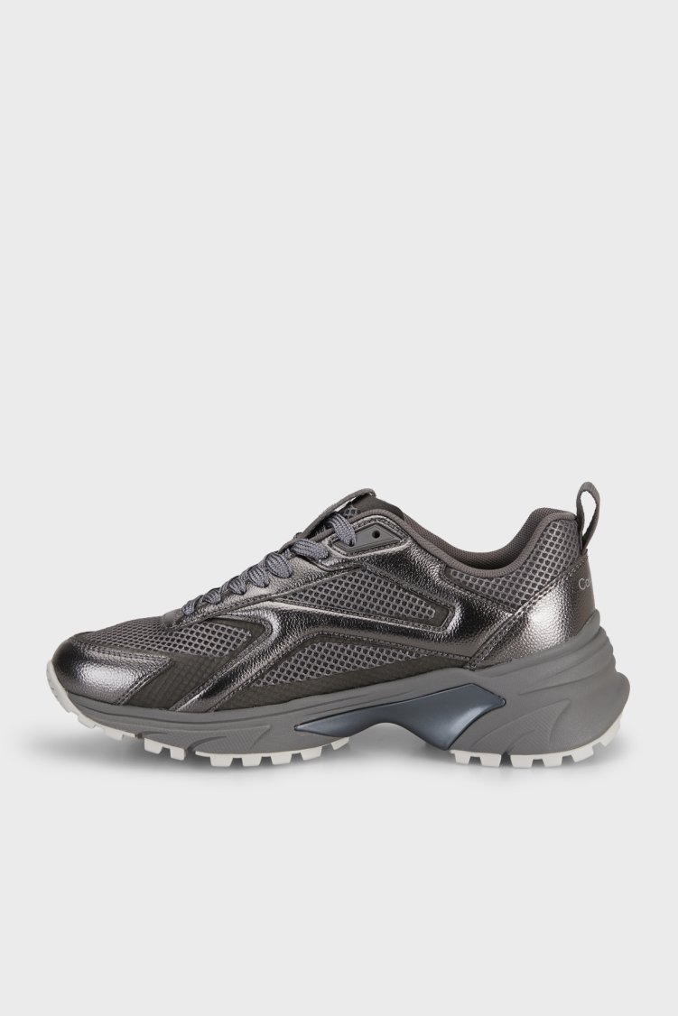 Calvin Klein Logolu Sneaker HW0HW032510IQ Kadın Ayakkabı HW0HW03251 0IQ Gri - Calvin Klein (1)