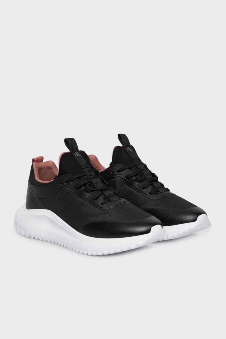 Calvin Klein Logolu Sneaker YW0YW020640GP Bayan Ayakkabı YW0YW02064 0GP SİYAH - Calvin Klein (1)