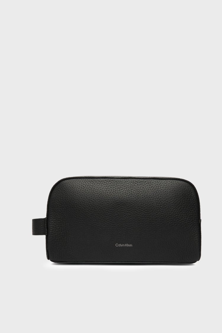 Calvin Klein Logolu Tek Saplı LV04D1031GUB1 Erkek Çanta LV04D1031G UB1 SİYAH - Calvin Klein