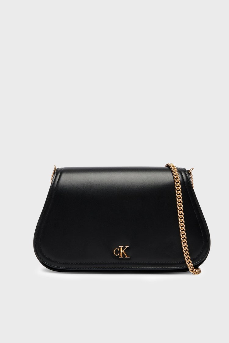 Calvin Klein Logolu Zincir Askılı LV04F1153GUB1 Bayan Çanta LV04F1153G UB1 SİYAH - Calvin Klein