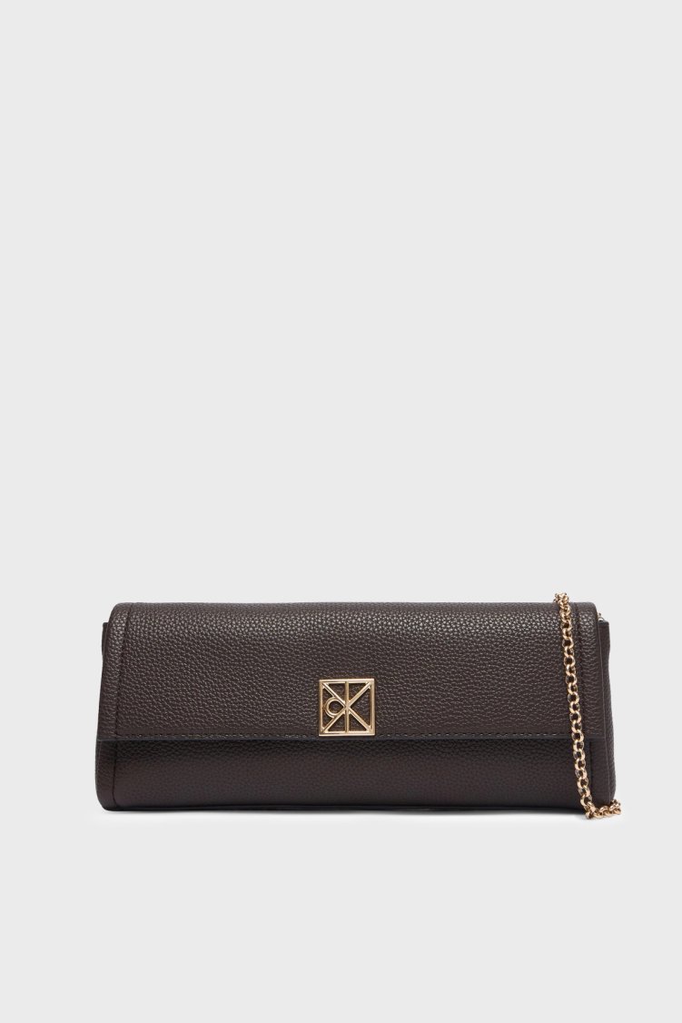 Calvin Klein Logolu Zincir Askılı LV04F3740GBAL Kadın Çanta LV04F3740G BAL KAHVE - Calvin Klein
