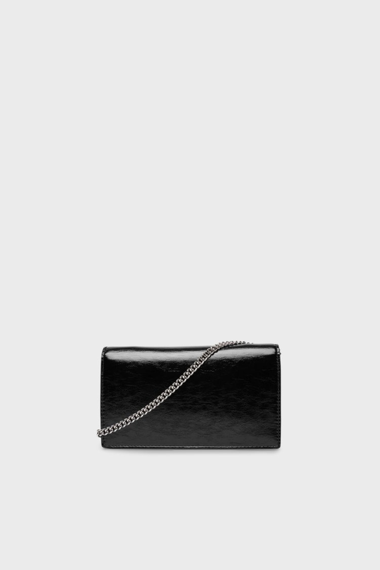 Calvin Klein Logolu Zincir Askılı Portföy LV04F3320GUB1 Bayan Cüzdan LV04F3320G UB1 SİYAH - Calvin Klein (1)