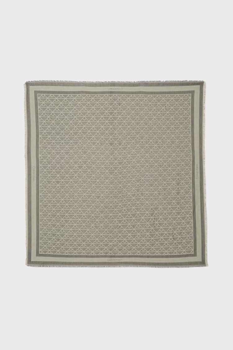 Calvin Klein Modal Logolu 120 x 120 cm LV04F8080GCGE Kadın Şal LV04F8080G CGE LACİVERT - Calvin Klein