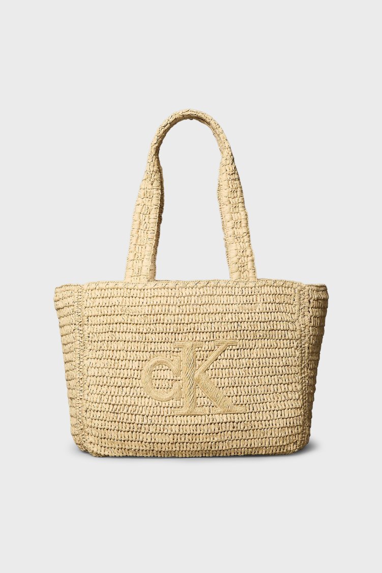 Calvin Klein Omuz Askılı El Örgüsü LV04F3447G0EI Bayan Çanta LV04F3447G 0EI BEJ - Calvin Klein