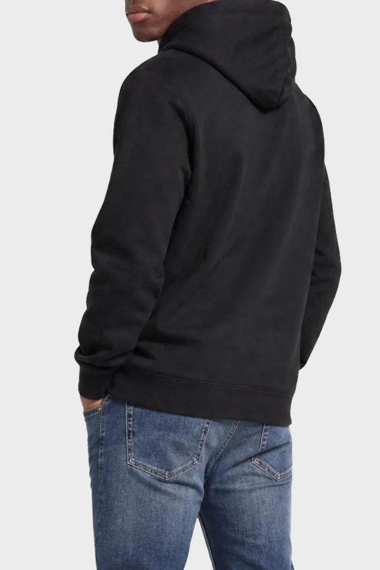 Calvin Klein Pamuklu Logolu Regular Fit Kapüşonlu Yaka LV04RG269GUB1 Erkek Sweat LV04RG269G UB1 SİYAH - Calvin Klein (1)