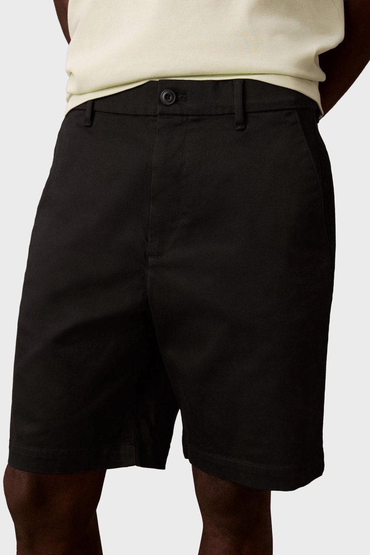 Calvin Klein Pamuklu Regular Fit LV04LB600GUB1 Erkek Short LV04LB600G UB1 SİYAH - Calvin Klein