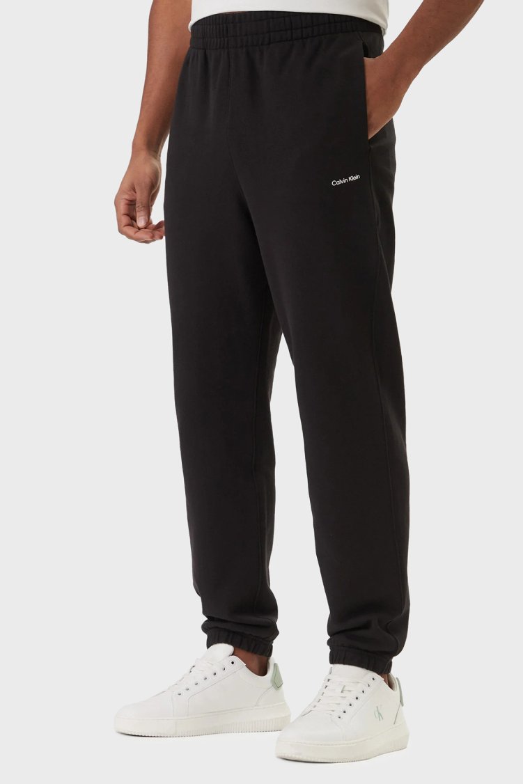 Calvin Klein Pamuklu Regular Fit Normal Bel LV04LF247GUB1 Erkek Pantolon LV04LF247G UB1 SİYAH - Calvin Klein
