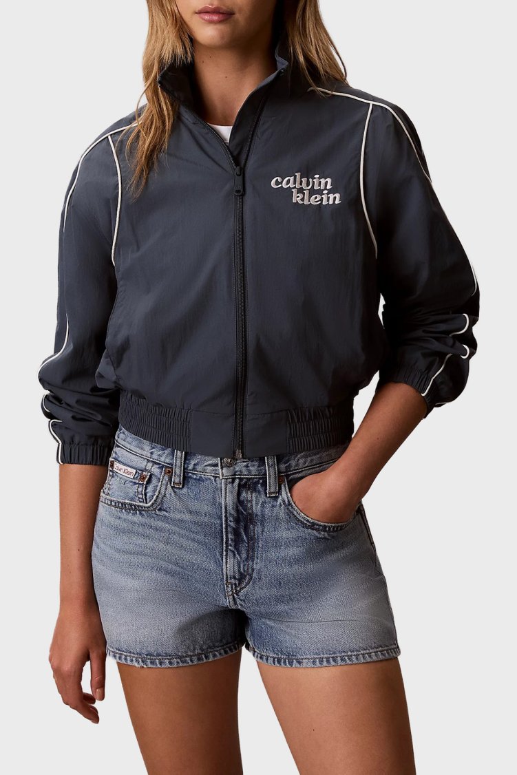 Calvin Klein Pamuklu Relaxed Fit Kot LV047F770G21E Kadın Şort LV047F770G 21E LACİVERT - Calvin Klein