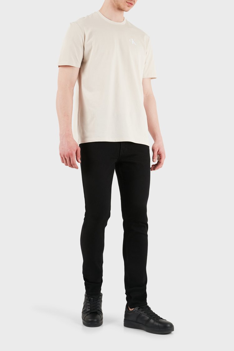 Calvin Klein Pamuklu Skinny Fit Dar Paça Jeans LV04RF737GJW4 Erkek Kot Pantolon LV04RF737G JW4 SİYAH - Calvin Klein (1)