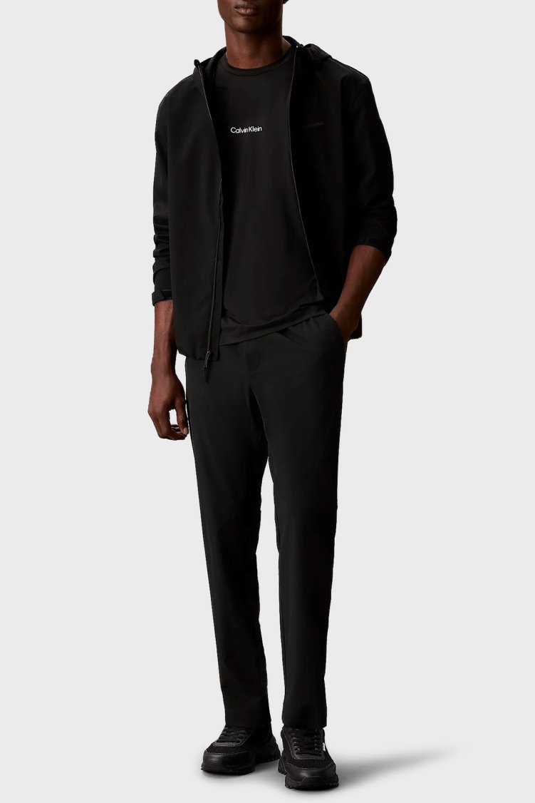 Calvin Klein Pamuklu Slim Fit Normal Bel LVGMS6P602UB1 Erkek Pantolon LVGMS6P602 UB1 SİYAH - Calvin Klein