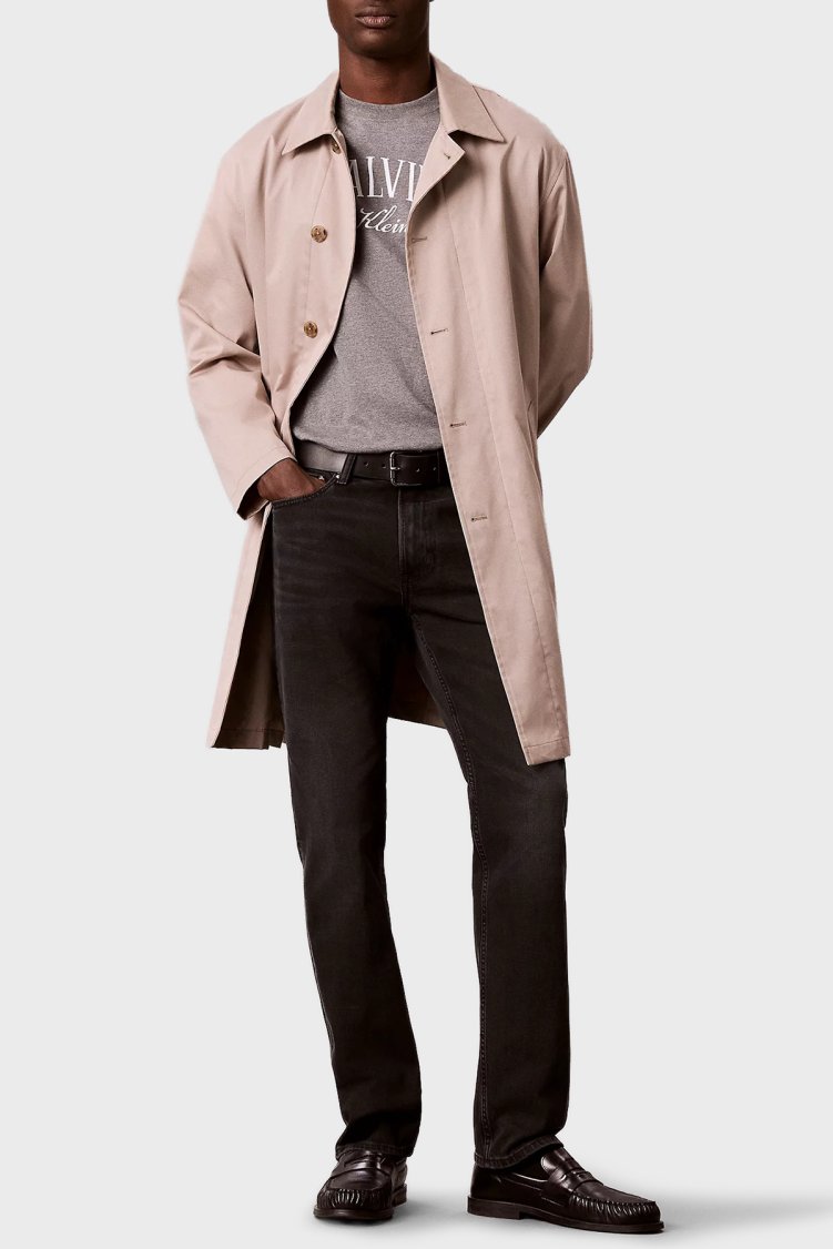 Calvin Klein Pamuklu Slim Fit Orta Bel Dar Paça Jeans LV04RH706G7ZW Erkek Kot Pantolon LV04RH706G 7ZW Siyah - Calvin Klein (1)