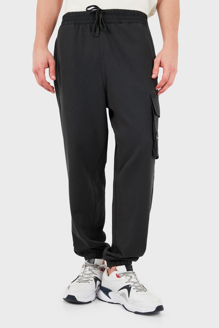 Calvin Klein Regular Fit Logolu Kargo Cepli LV04RJ204G8MN Erkek Pantolon LV04RJ204G 8MN Antrasit - Calvin Klein