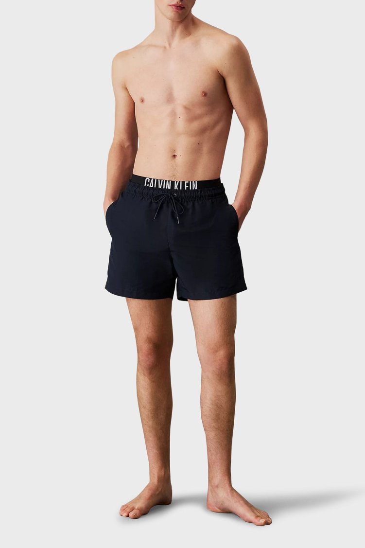 Calvin Klein Regular Fit Logolu KM0KM01093CEF Erkek Mayo Short KM0KM01093 CEF LACİVERT - Calvin Klein (1)