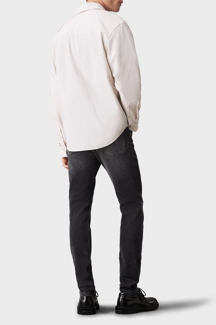 Calvin Klein Slim Fit Normal Bel Dar Paça Jeans J30J3265321BY Erkek Kot Pantolon J30J326532 1BY SİYAH - Calvin Klein (1)