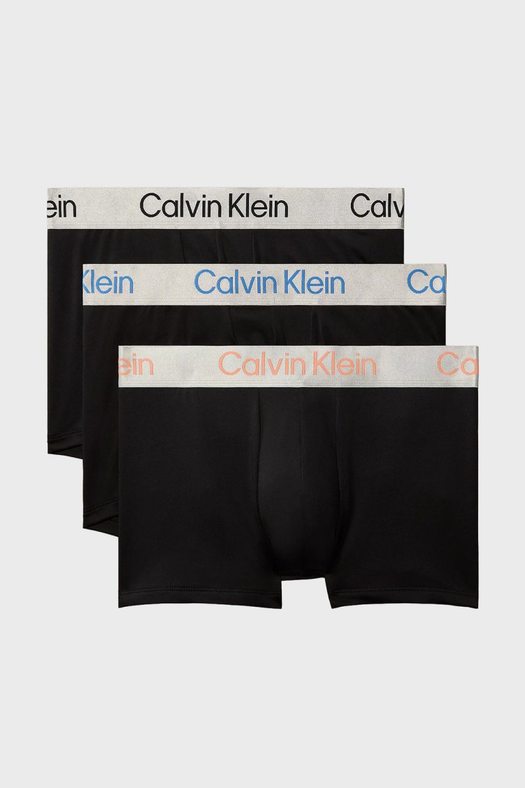 Calvin Klein Streç Logolu 3 Pack LV00NB4269JFA Erkek Boxer LV00NB4269 JFA Siyah - Calvin Klein