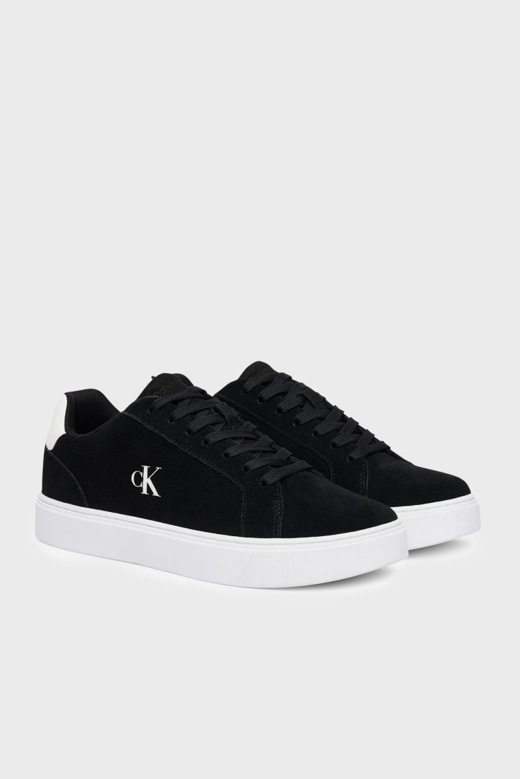 Calvin Klein Süet Sneaker YM0YM0143401H Erkek Ayakkabı YM0YM01434 01H Siyah - Calvin Klein (1)
