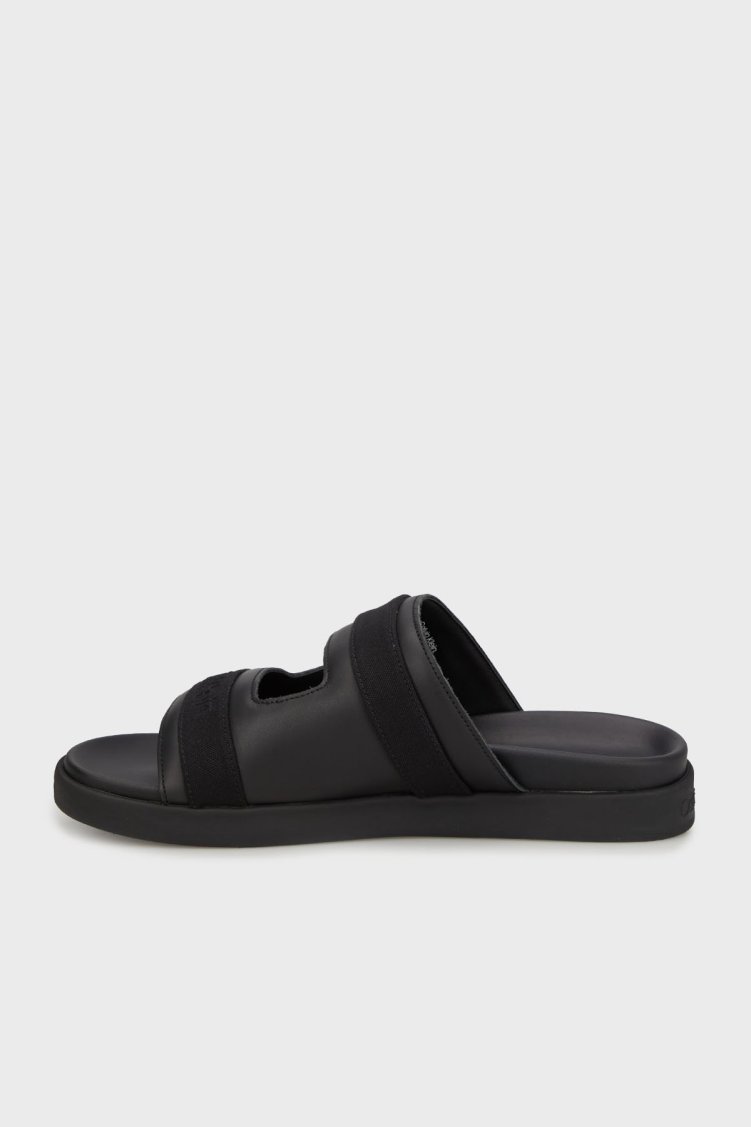 Calvin Klein Toka Detaylı Logolu HM0HM01755BEH Erkek Sandalet HM0HM01755 BEH SİYAH - Calvin Klein (1)