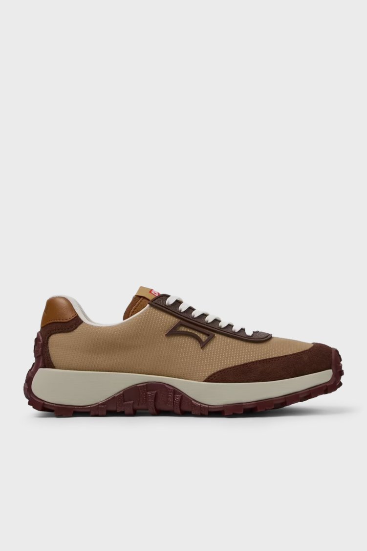 Camper Hakiki Deri Logolu Sneaker Kadın Ayakkabı K201462-062 Kahve - Camper
