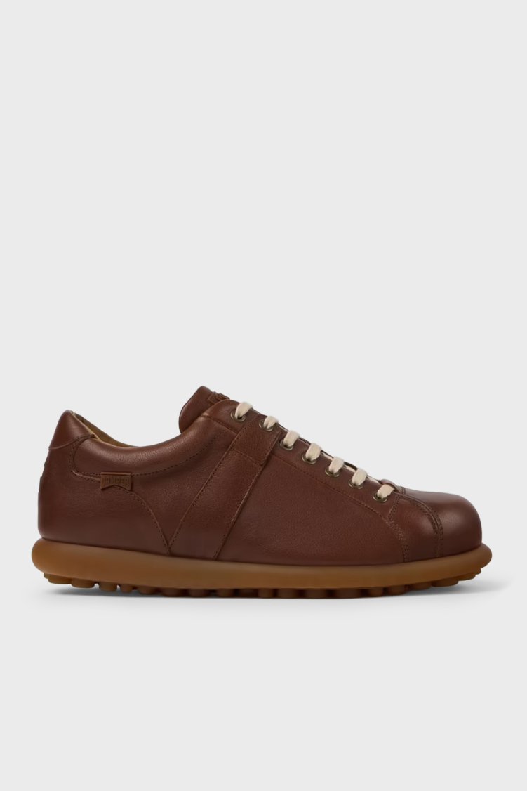 Camper Hakiki Deri Sneaker Erkek Ayakkabı 17408-125 Kahve - Camper