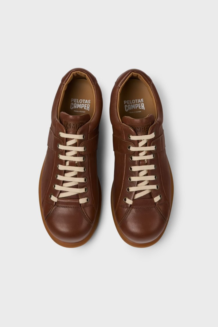 Camper Hakiki Deri Sneaker Erkek Ayakkabı 17408-125 Kahve - Camper (1)