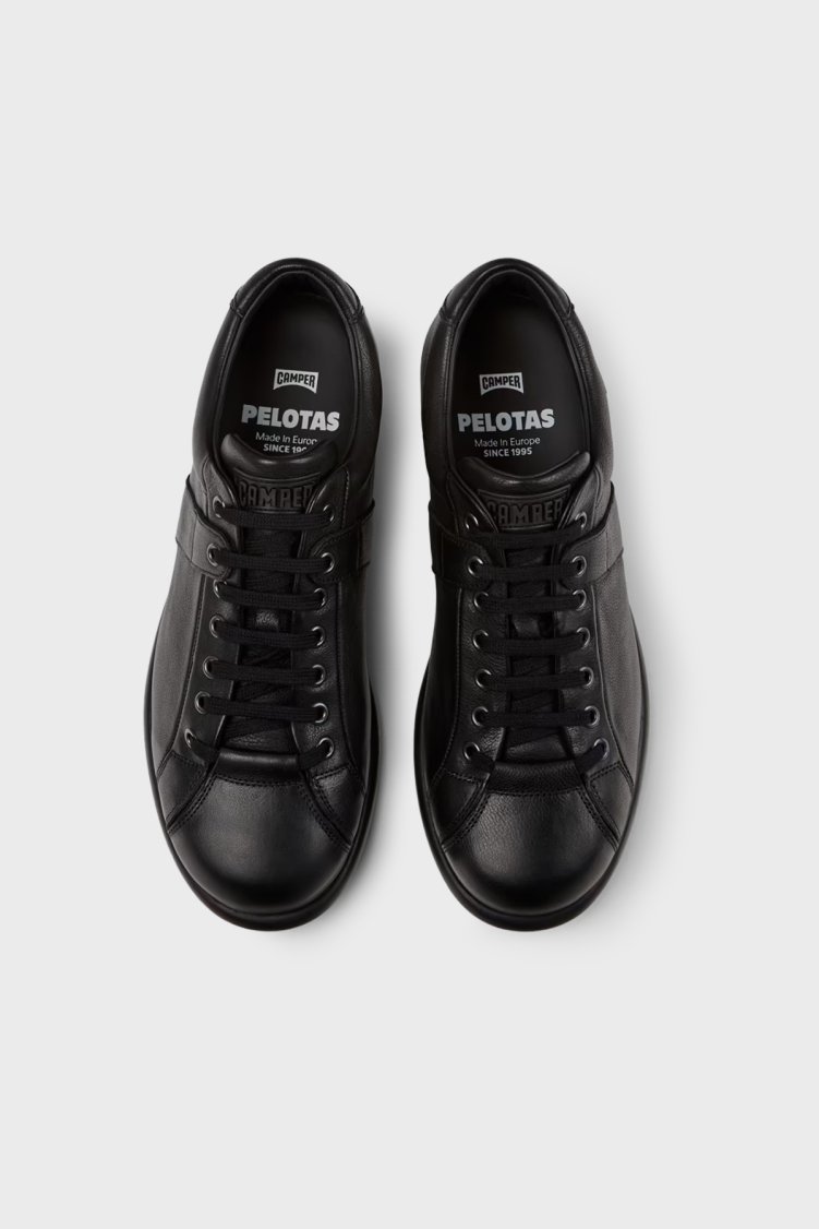 Camper Hakiki Deri Sneaker Erkek Ayakkabı 17408-126 Siyah - Camper (1)