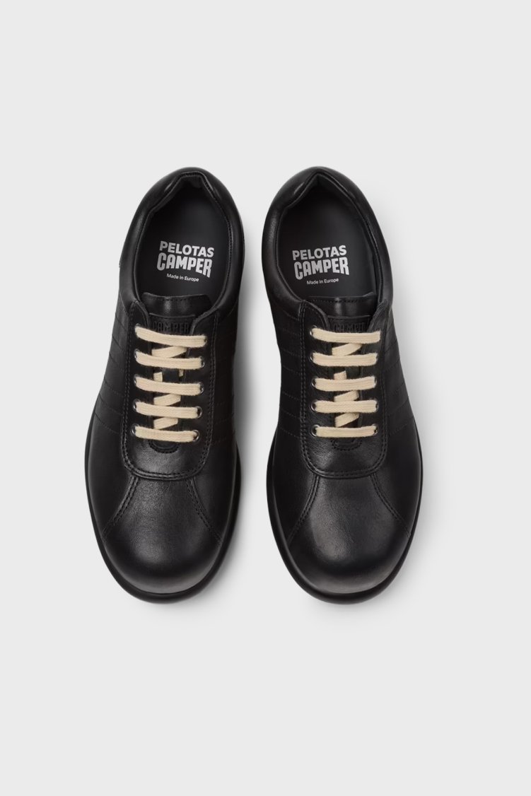 Camper Hakiki Deri Sneaker Kadın Ayakkabı 27205-326 Siyah - Camper (1)