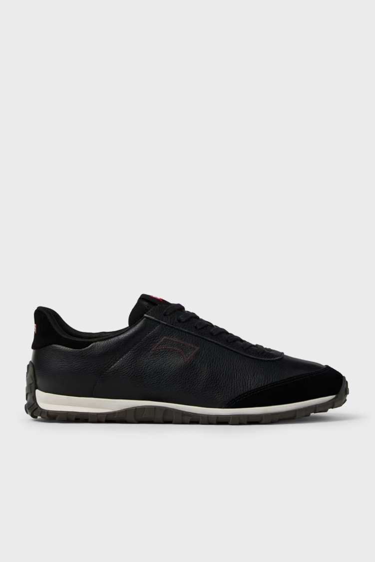 Camper Logolu Deri Sneaker Erkek Ayakkabı K101097-002 Siyah - Camper