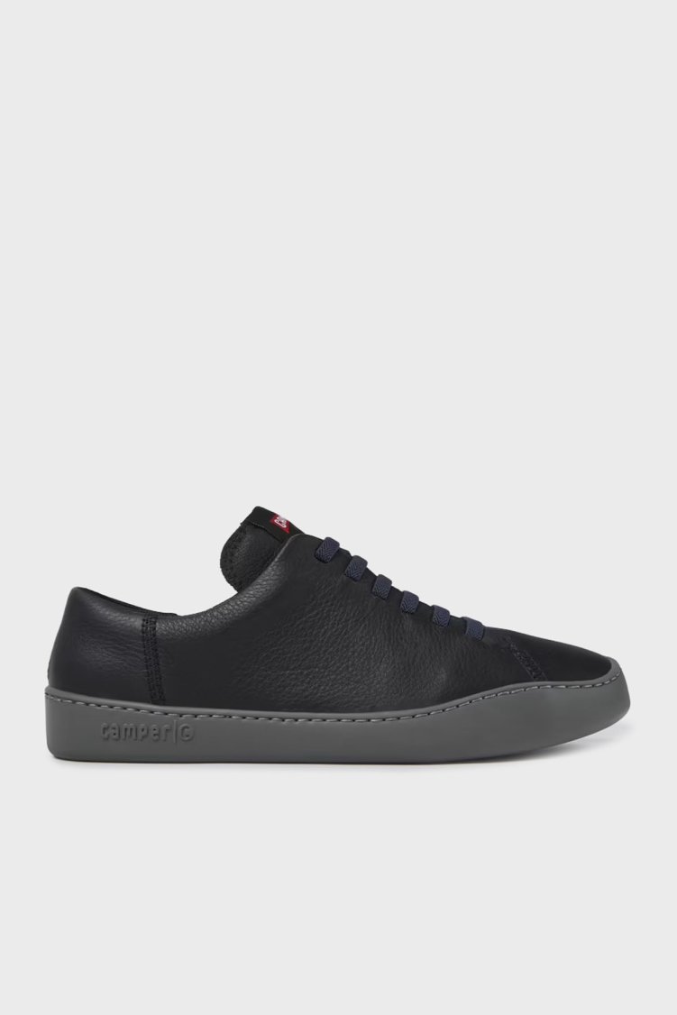 Camper Logolu Hakiki Deri Sneaker Erkek Ayakkabı K100479-001 SİYAH - Camper